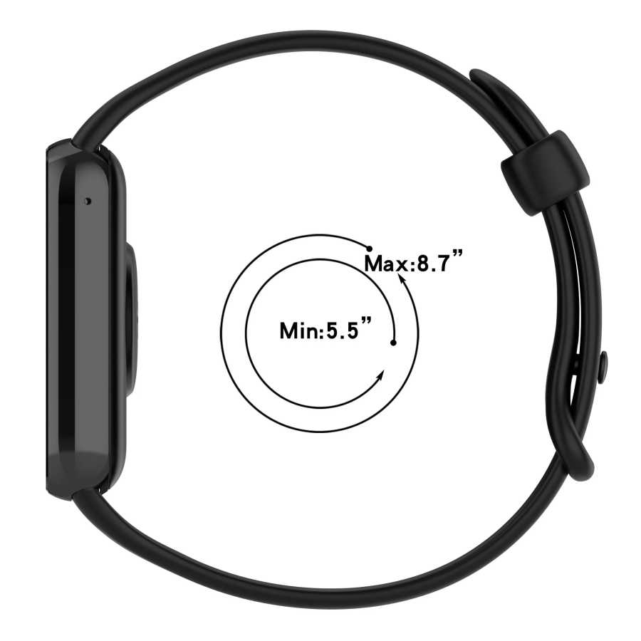 Фотография №5 товара Официальный силиконовый ремешок для Xiaomi smart mi band 8 pro/9