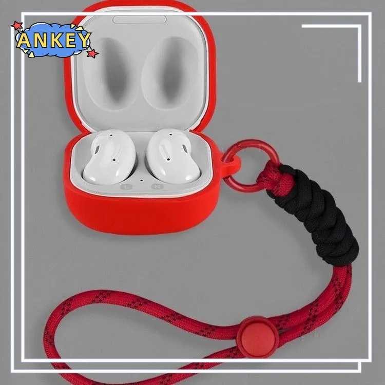 Защитный чехол для наушников Samsung Galaxy Buds FE Buds 2 Pro Live, мягкие силиконовые беспроводные Bluetooth-наушники с защитой от падения Портативное аудио и видео