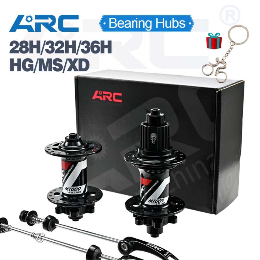 Велосипедные ступицы ARC 009, 32 отверстия, 4 герметичные подшипники, корпус свободной втулки для горного велосипеда HG XD MS 8 9 10 11, 12 скоростей, 6 когтей, 114 кликов Велоспорт
