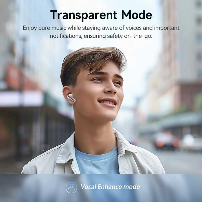 Фотография №2 товара QCY Melobuds N50 ANC Bluetooth 5.4 беспроводные наушники активное шумоподавление