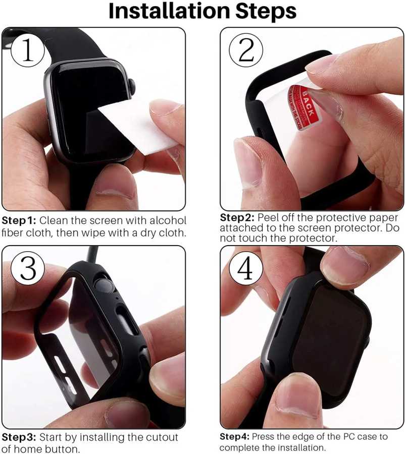 Фотография №5 товара Чехол для Apple Watch Band 44 мм 40 мм 42