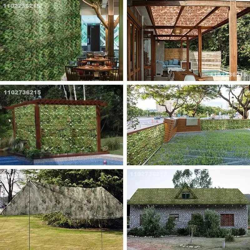 Фотография №5 товара Усиленная камуфляжная сеть 3x5 м 3x8 м 3x10 м 4X5