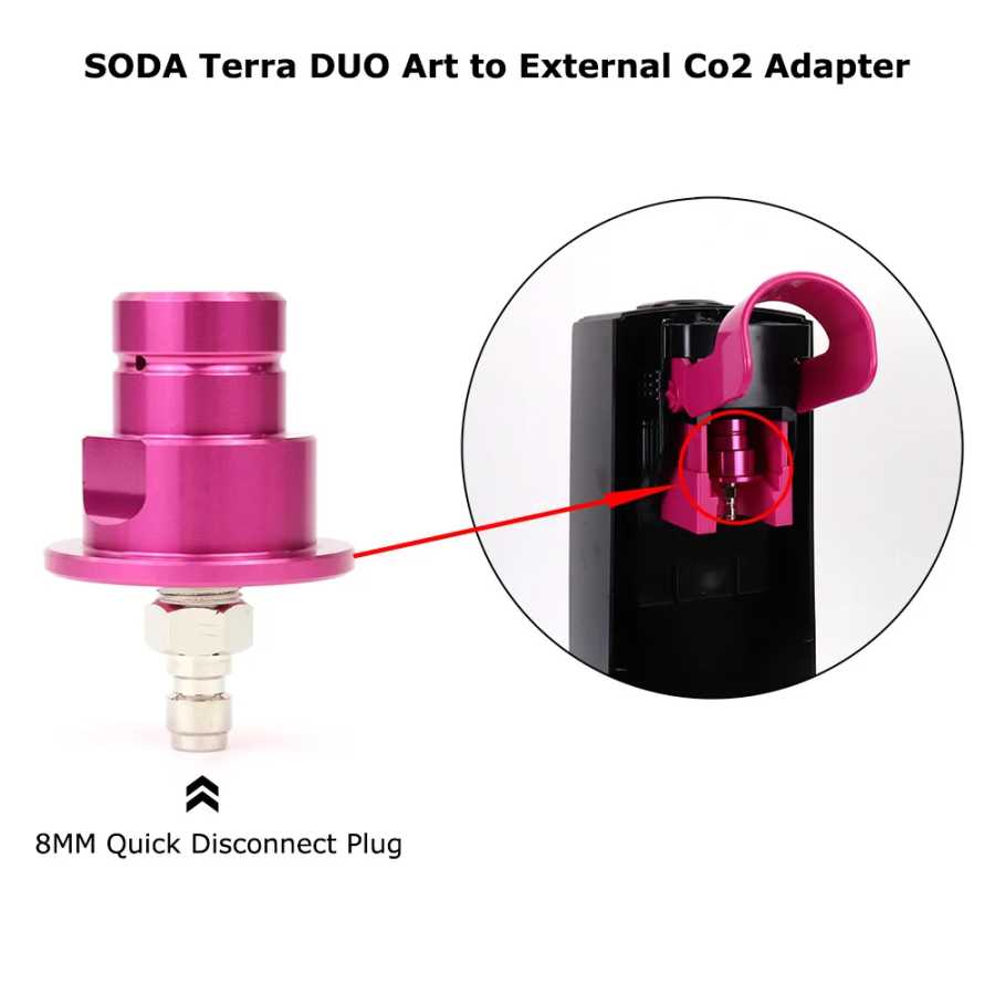 Фотография №3 товара Новый комплект переходного шланга SODA Terra DUO Art для внешнего