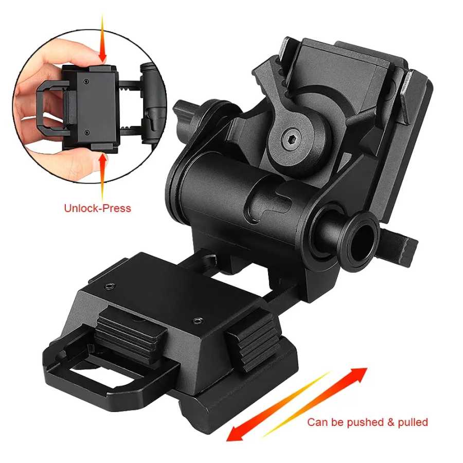 Фотография №1 товара BOOIU металлический L4G24 NVG держатель для крепления на шлем ночного