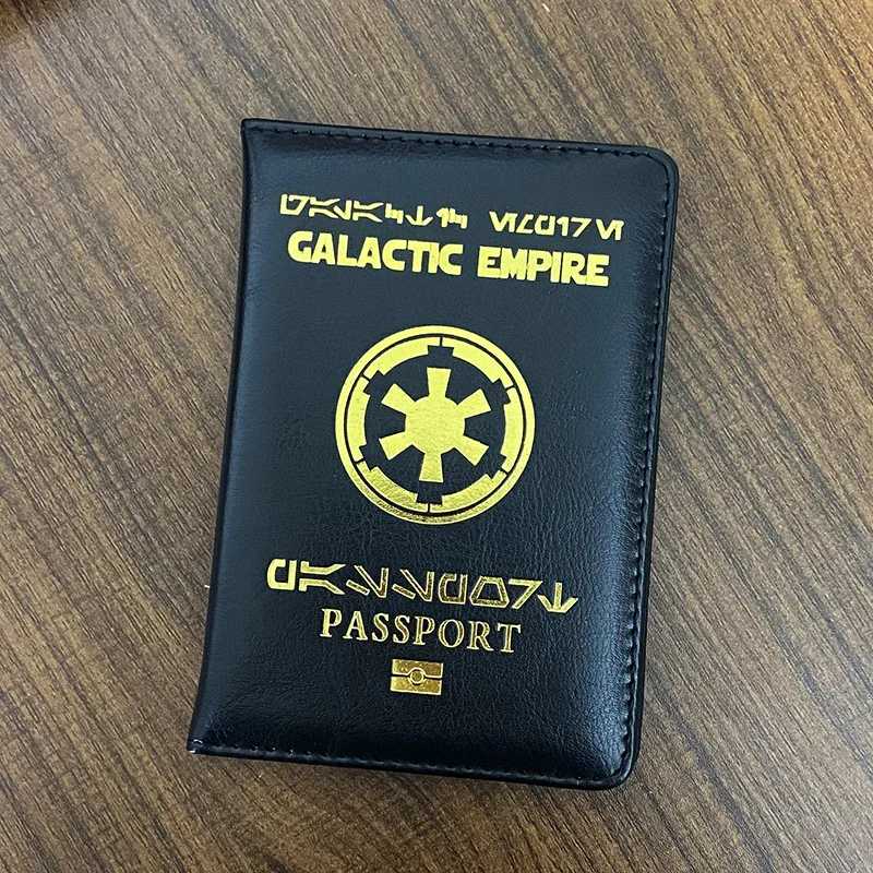 Фотография №5 товара Новая обложка для паспорта с логотипом Galactic Empire, черные чехлы