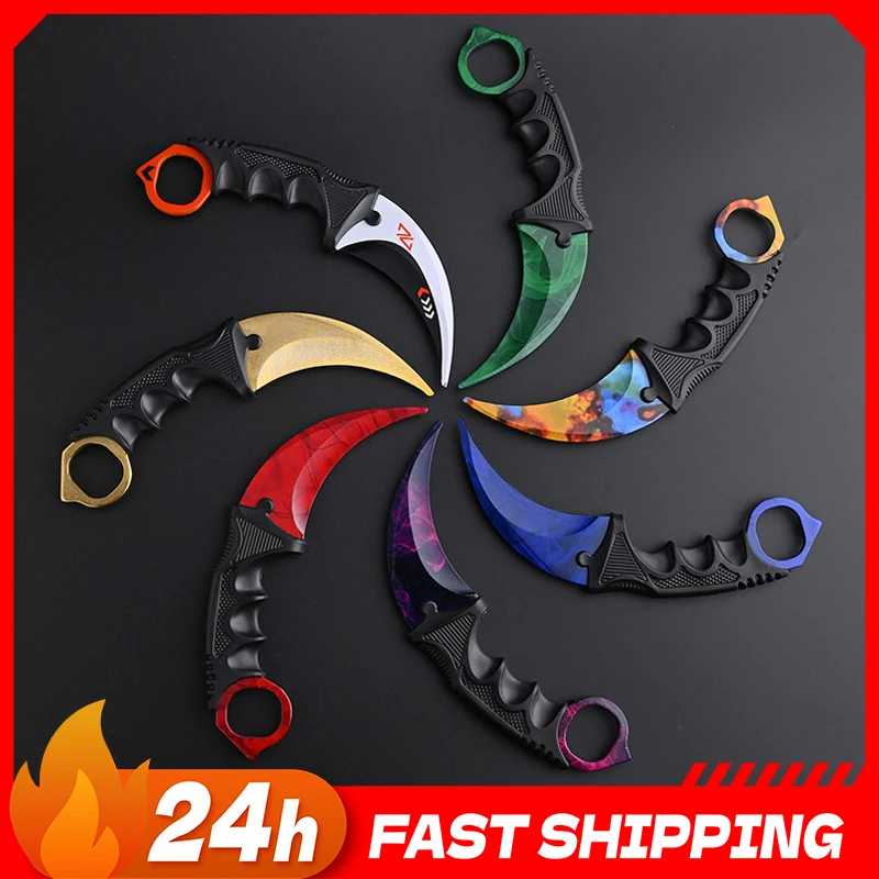 Фотография №1 товара 24styles Skin Karambit: Коллекционные ножи-когти из нержавеющей стали, точное литье