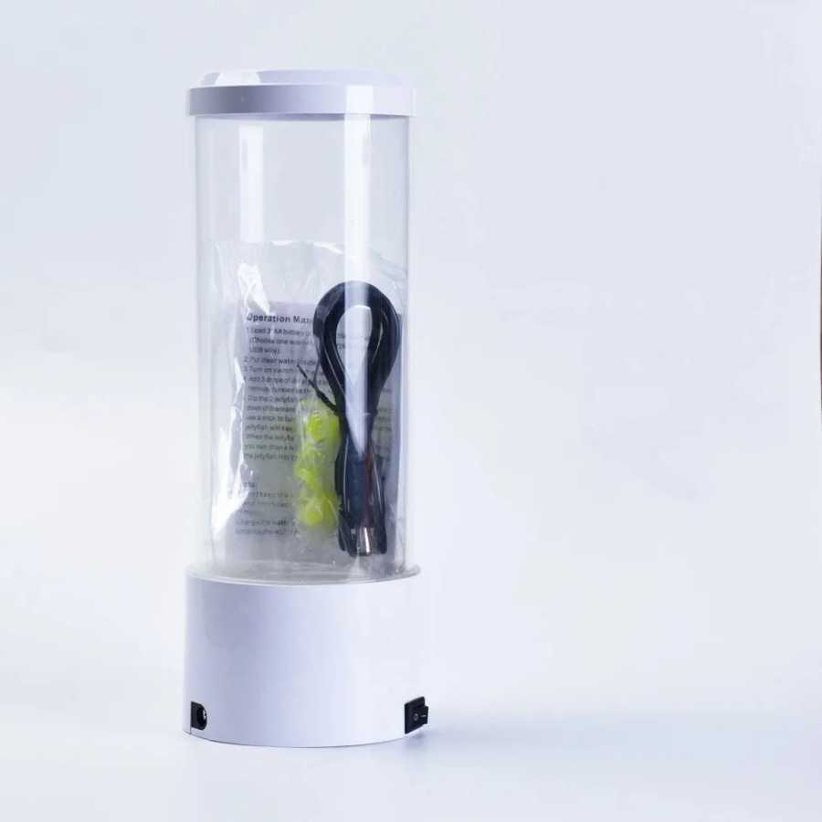 Ночник-медуза с 7-цветной LED-подсветкой, акриловый, бесшумный, лава-лампа, USB, с пультом ДУ, настольный декор Ночники