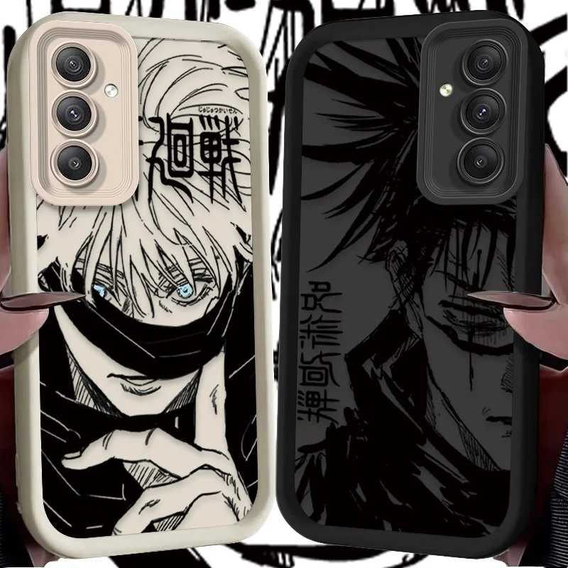 Чехол для телефона Anime Jujutsu Kaisen для Samsung Galaxy S24 S23 S22 S21 Ultra Plus FE A54 A34 A14 A73 A53 A33 5G Мягкий силиконовый чехол Чехлы и чехлы для мобильных телефонов