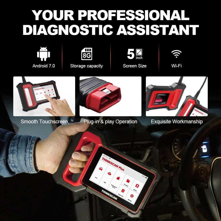 Фотография №2 товара THINKCAR Thinkscan Plus S7 S6 S4 Obd2 сканер автомобильные диагностические